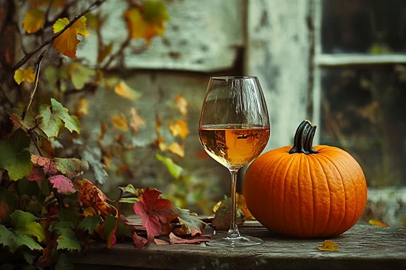 Łączenie wina z dyni z potrawami