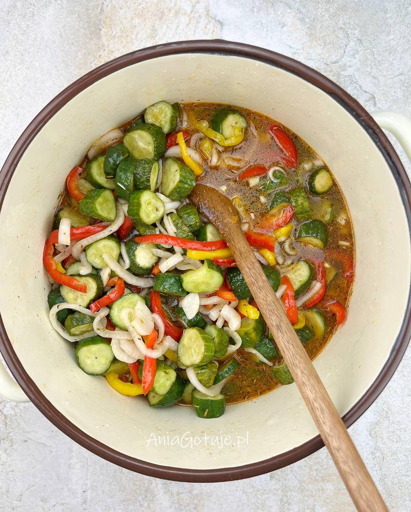 Ogórki z przyprawą do gyrosa