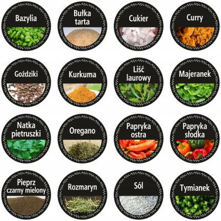 Etykiety na przyprawy